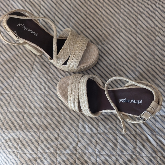 Jeffrey Campbell Yawl Platform Heeled Sandal - Picture 9 of 15